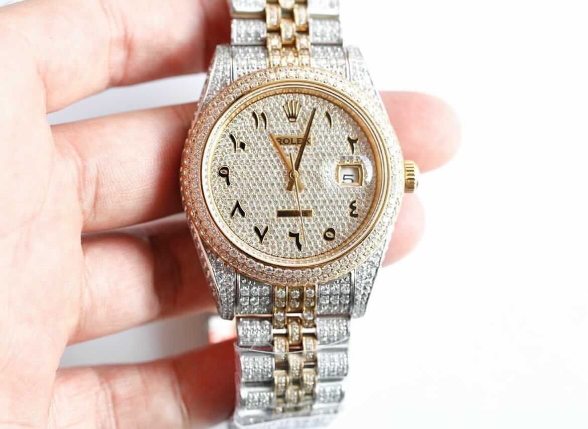 Cz Rolex Date Just Arab Dial