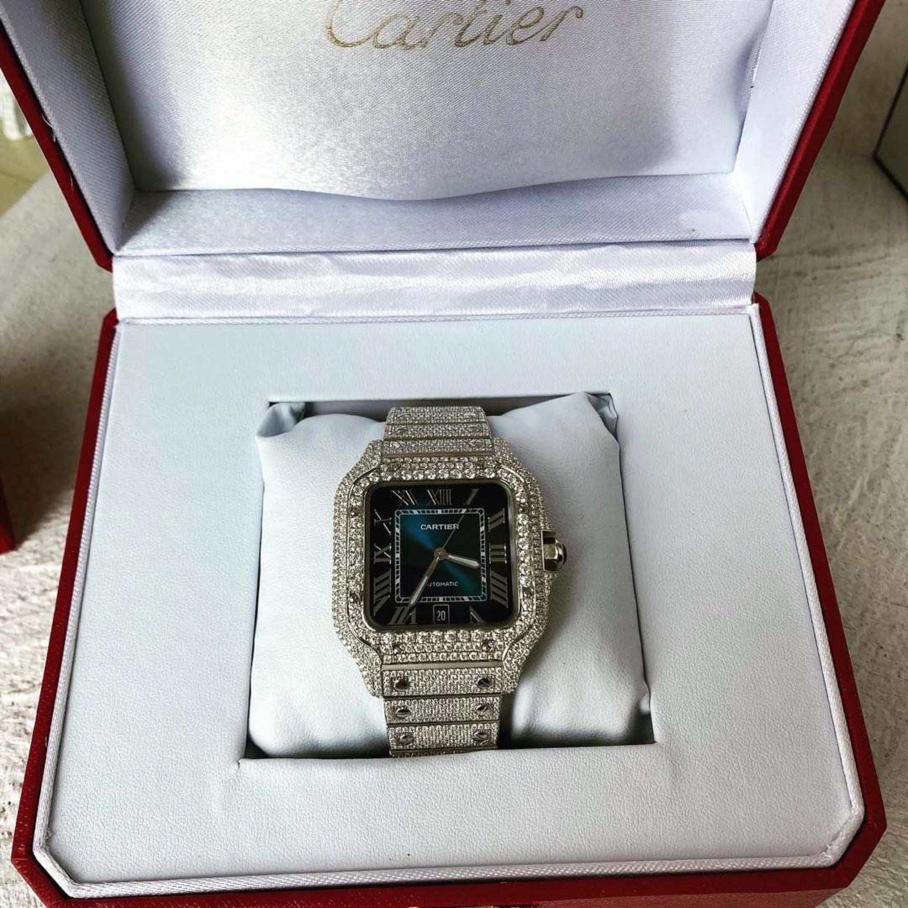 Moissanite Cartier Santos