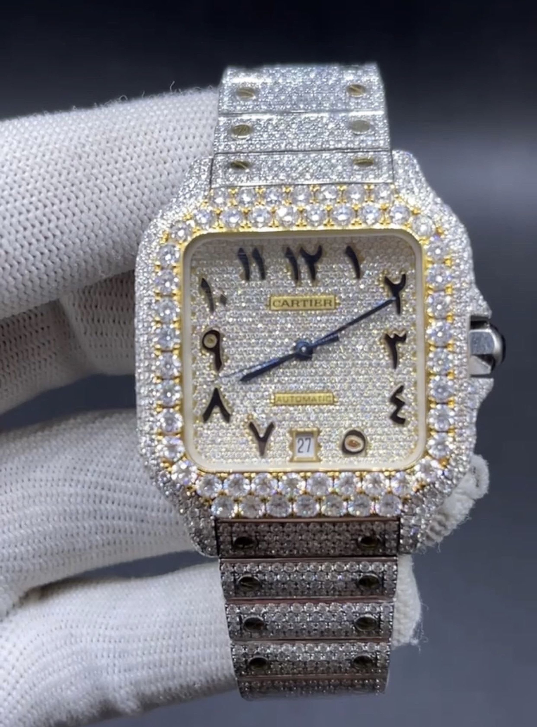 Moissanite Cartier Santos