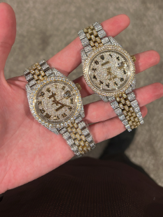 Moissanite Rolex Date Just